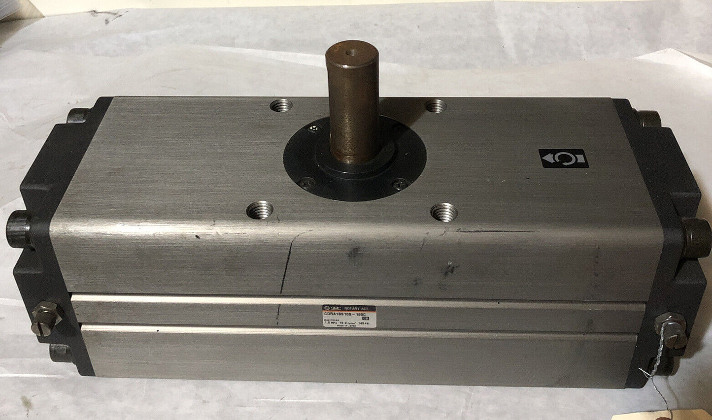 New Smc Cdra1bs100-190C Pneumatic Rotary Actuator, 190* Rotation,Bu