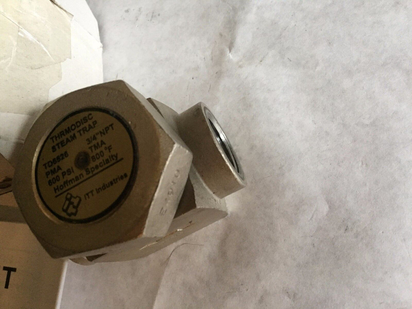 New Itt Td6526 Steam Trap 3/4" Npt,Hoffman Td6526 Thrmodisc Steam Trap,Bm,Bl,Bu