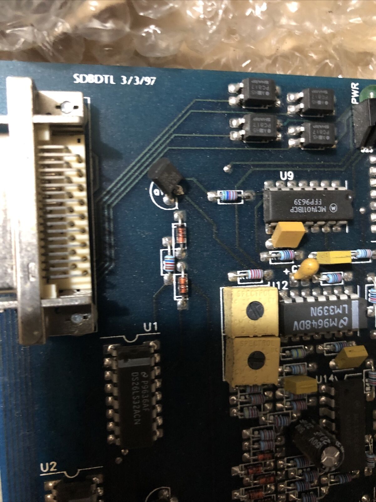 Servo Dynamics Sdbdtl1525-17 Digital Module Pcb Card,Bv