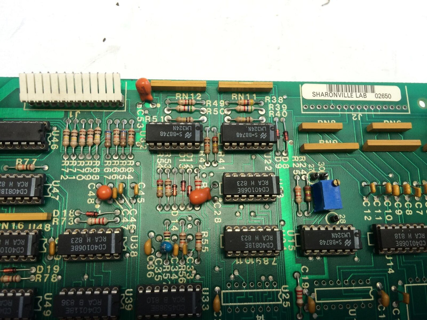 Olofsson 12-10009 3-06-89 Tool Control Board, 12-12001 Rev A Diameter,Depth,Bf