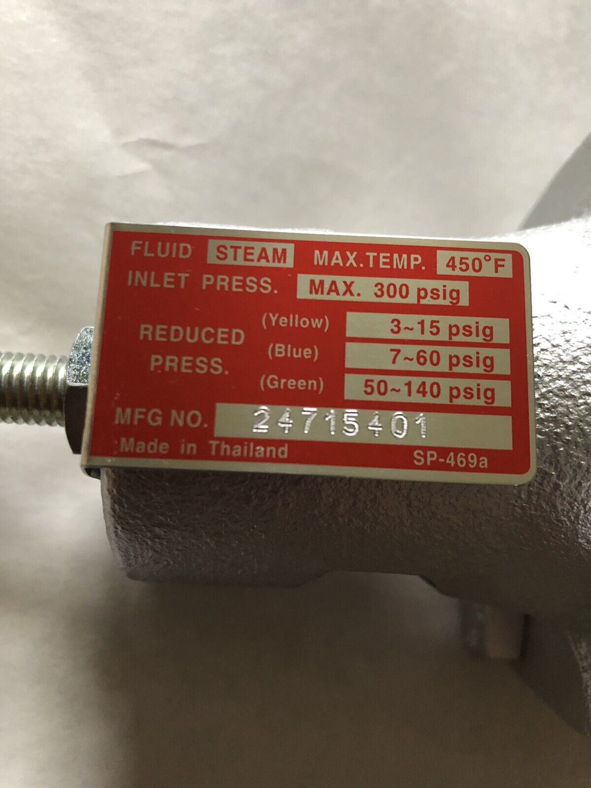 New 1/2” Armstrong Gd45,Gd-45 Valve, Live Steam Pressure Regulator Regulating