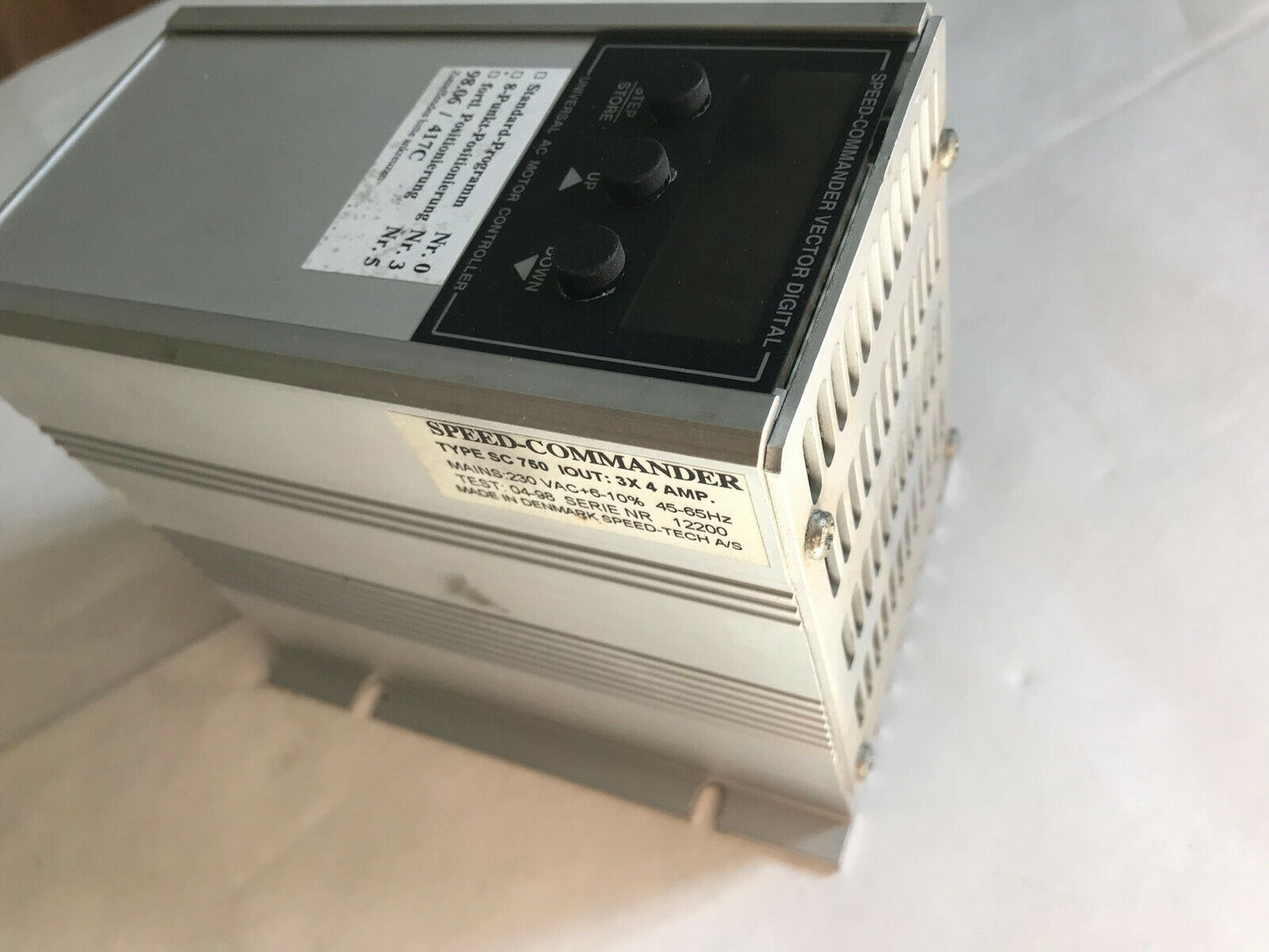 Speed Commander Sc 750 Drive Controller,Speed-Commander Vector Digital,Motor,Sf