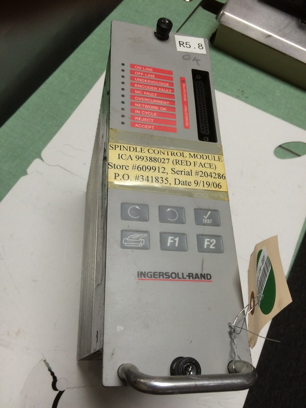 Ingersoll-Rand 99388027 R07 99387847R5 Spindle Control,Bu