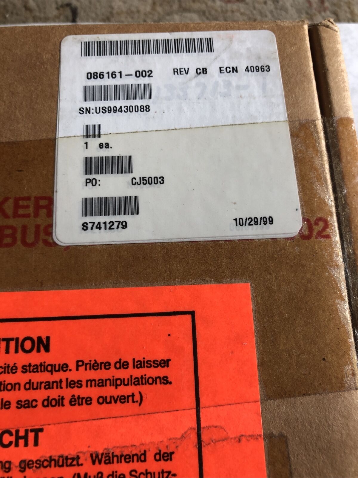 New Abb 086161-002,Accuray Irpc 086161002 Asea Ir Pulse Cn 086160-001,Cv