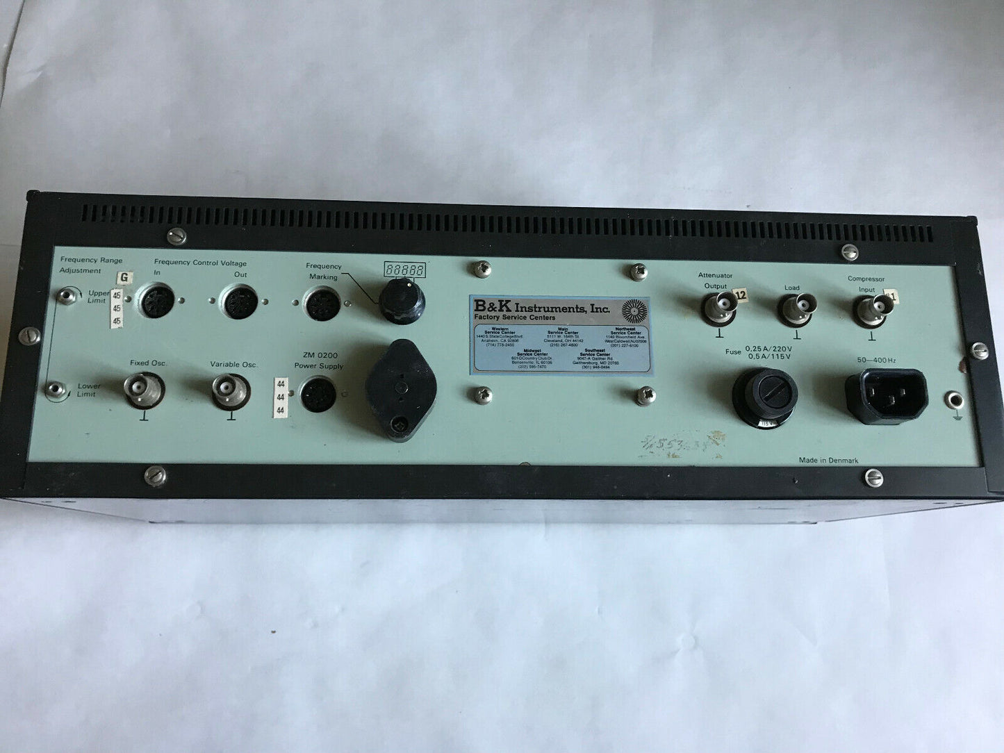 Bruel & Kjaer 1023,B&K Type 1023 Sine Generator 1023 Plc Controller,Ah