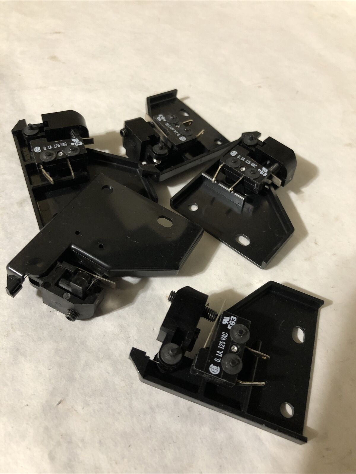 New Lot 5 0.1A 125Vac P-2590 Micro Limit Switch Assembly P-2590 E63,F63,Fc