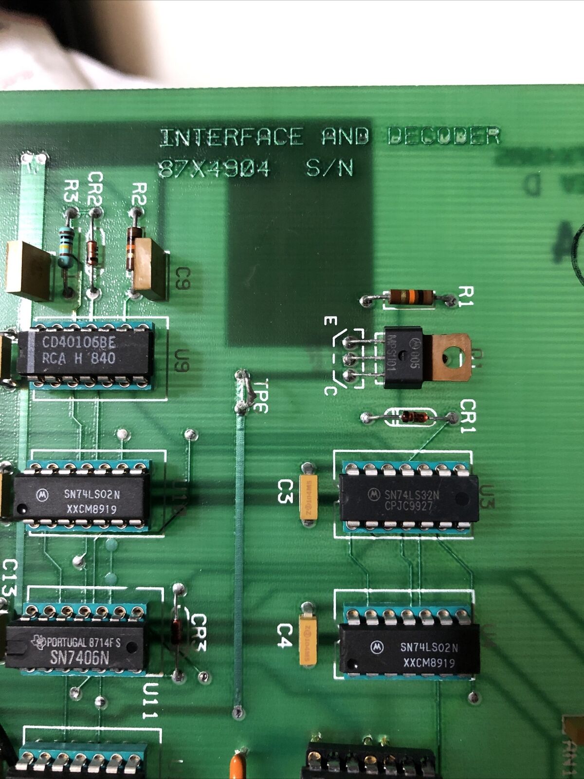 Ibm Driver Circuit Board 87X4904 Interface And Decoder,Bp