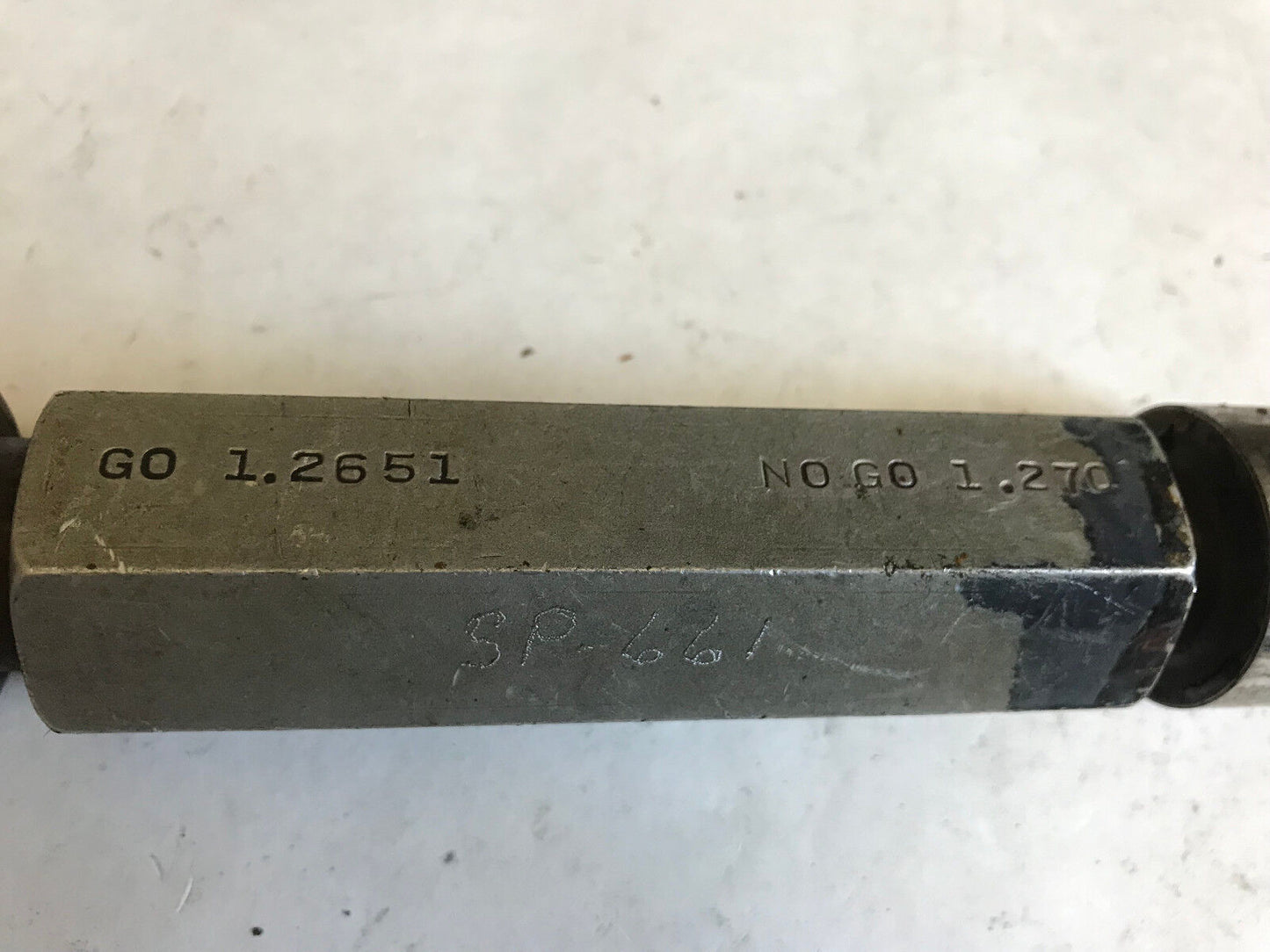 The Pipe Machinery Go No Go Plug Gage,1.2651,1.270,Et