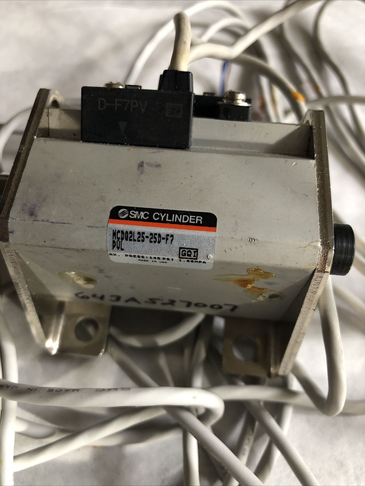 Smc Ncdq2l25-25D-F7 Pvl Actuator1rod 25Mm 25M Stroke Ft,Mnt Cylinder ,D-F7pv,Be