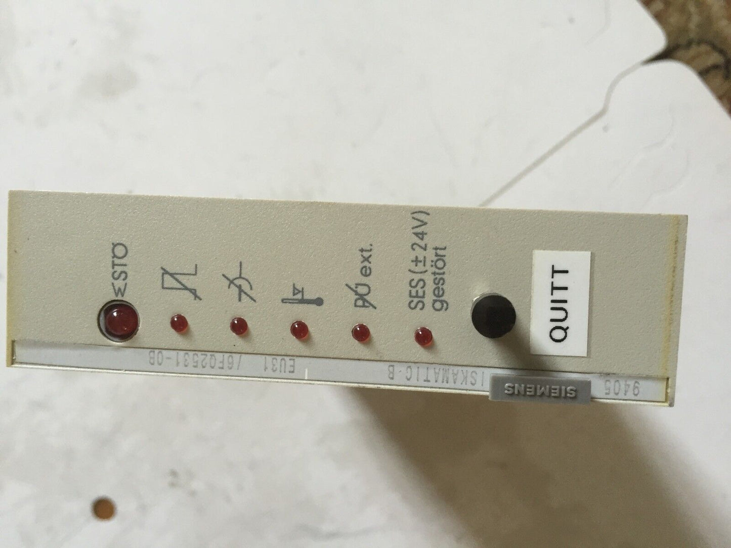 Siemens Eu31 / 6Fq2531-0B Power Supply Monitor Iskamatic B,Ge.544038.0212.03,Bc