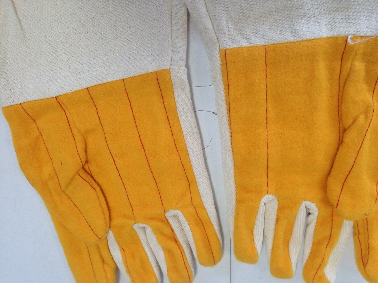 Lot 70 Pair Medium Padded Palm Cotton Industrial Work Gloves,Dl