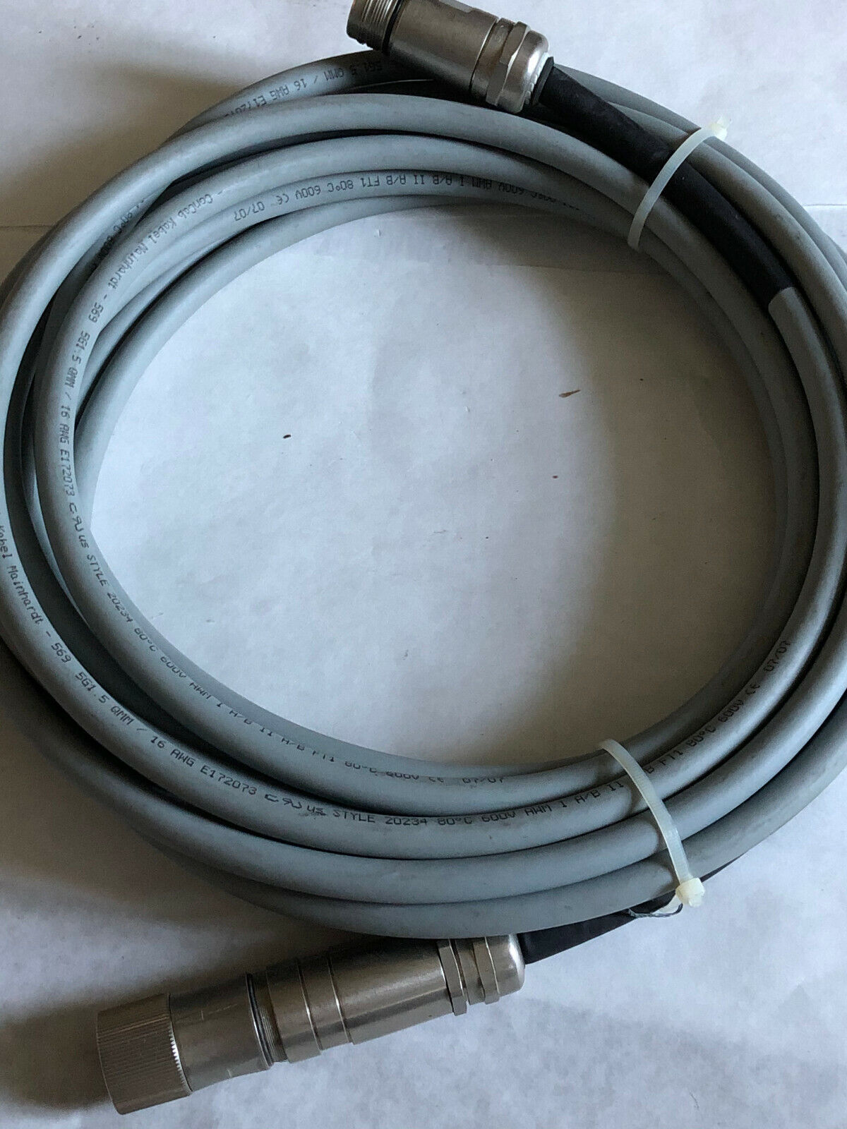 Robotic Machine Cable Assembly Cordset York W631-W635 Fes104326 Ic-Pwr-B,Ev