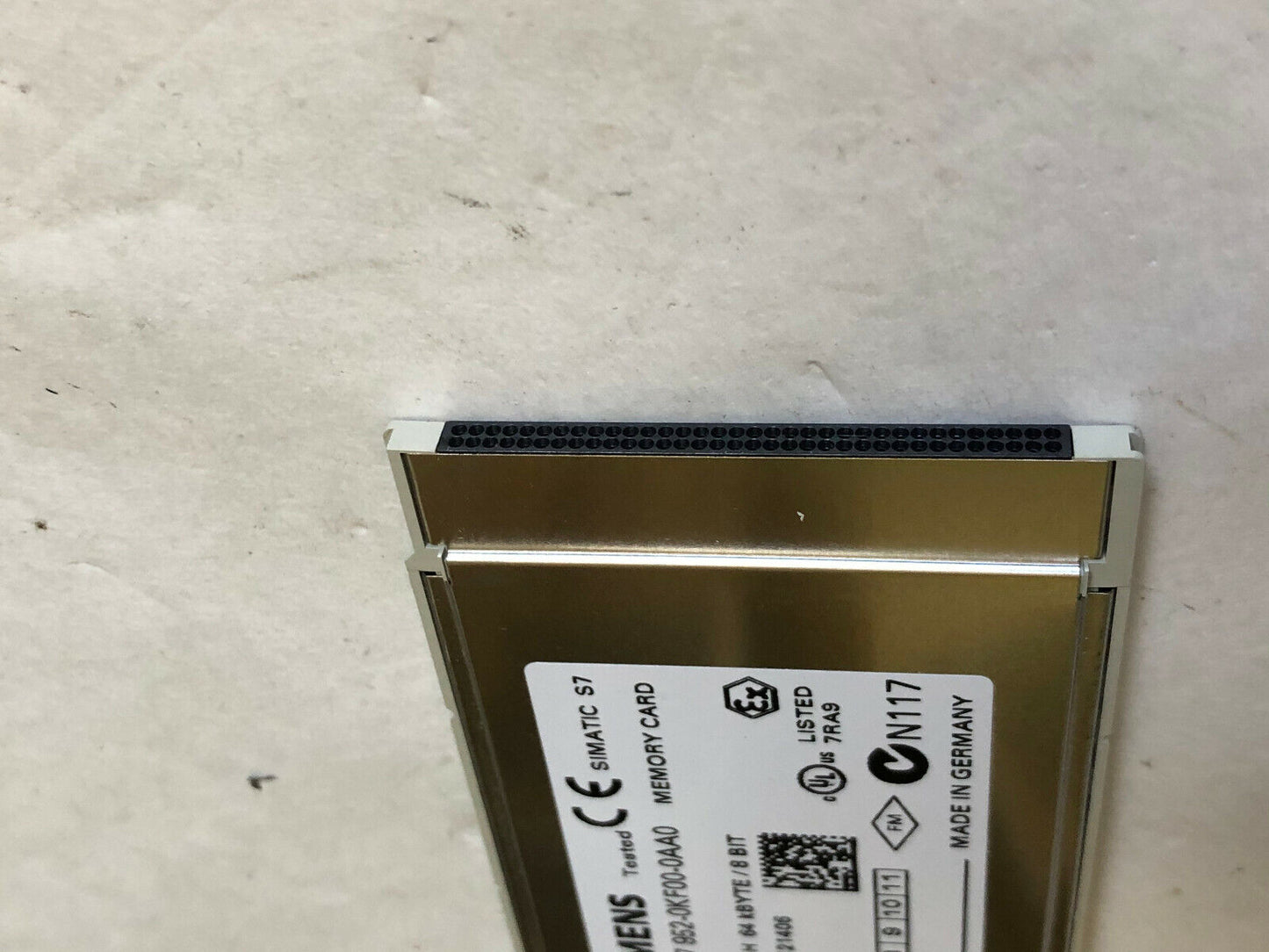 Siemens 6Es7 952-0Kf00-0Aa0 Memory Card,Mc 952/64 Kb 5V, 6Es7952-0Kf00-0Aa0,Ch