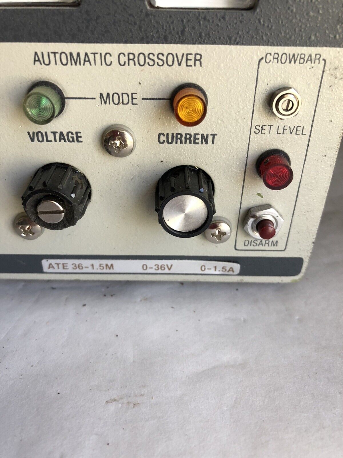 Kepco Ate36-1.5M 0-36V 1.5A Quarter-Rack Analog Controlled Power Supply,Pc-12,Tk