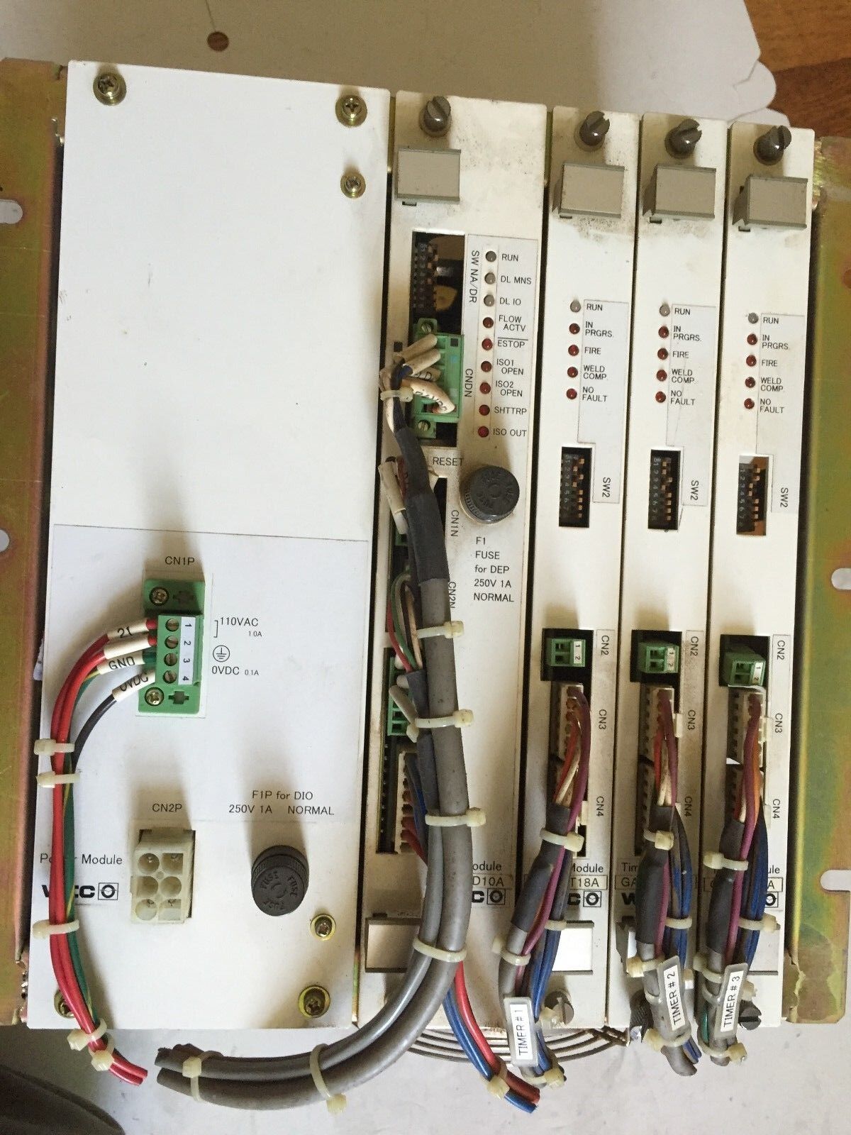 Wtc Nb01-D10a Welding Plc Controller, Ga03-T18a Unit Set ,Fk