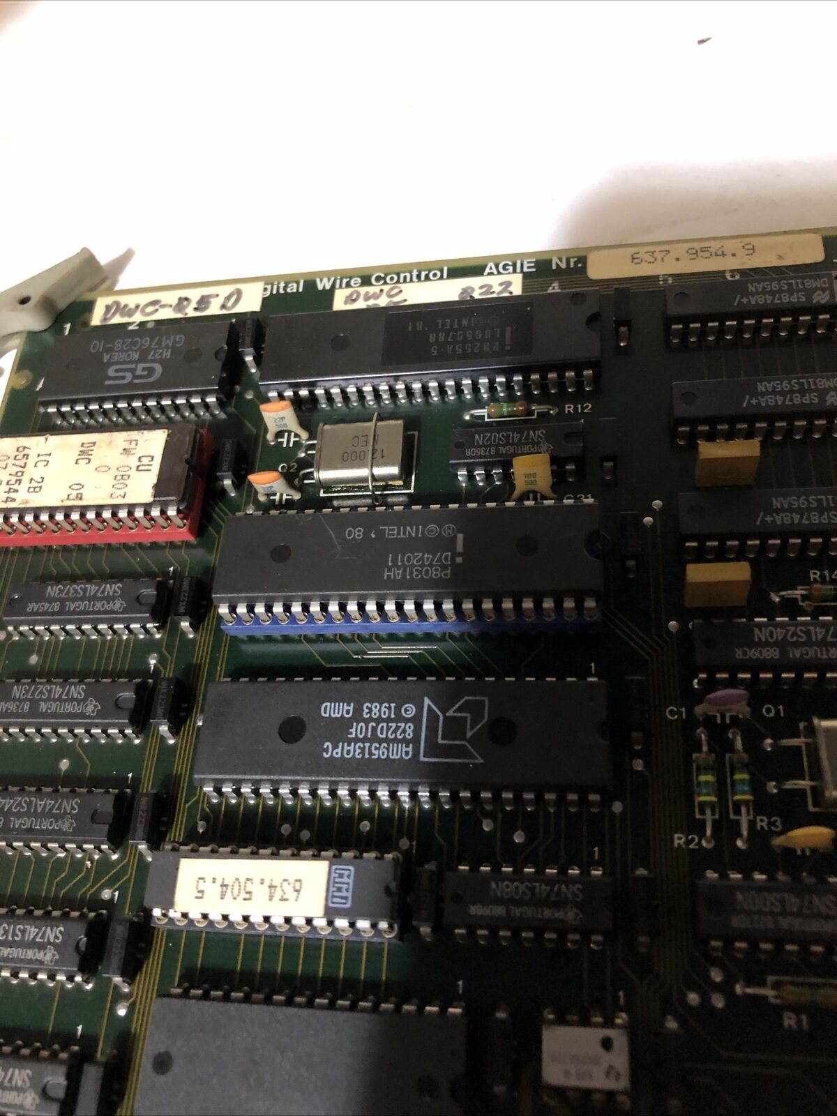Agie 637.954.9,Dwc-05D Digital Wire Control Dwc-050 Card,Edm,Circuit Board,Bx