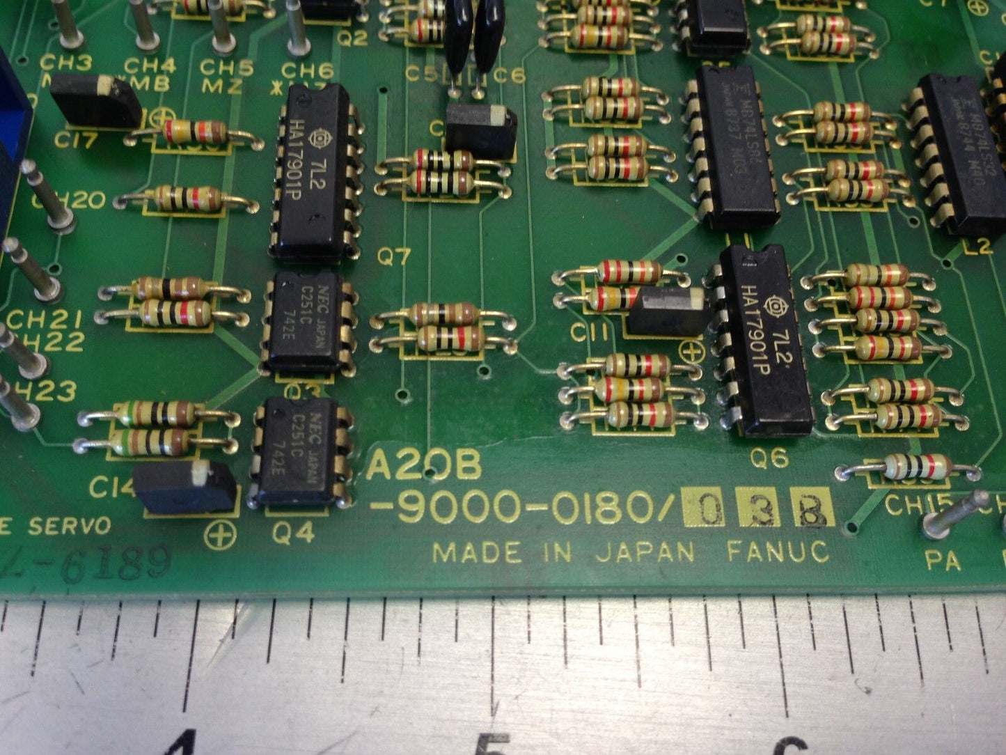 Fanuc A20b-9000-0180 /03B Signal Converter Pc Board,A350-9000-T182/01 H81c,Bt