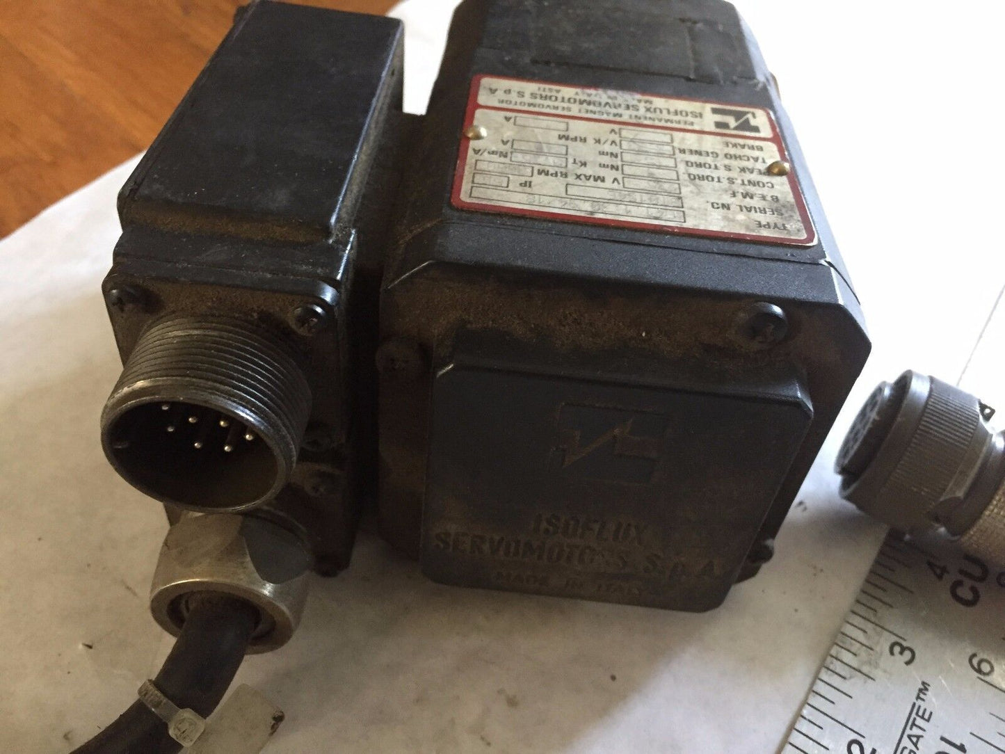 Isoflux 641.1.30.94/18 Servo Motor, 3000-Rpm, 235A, 6.6A,641.1.30.94/19,St,Ap