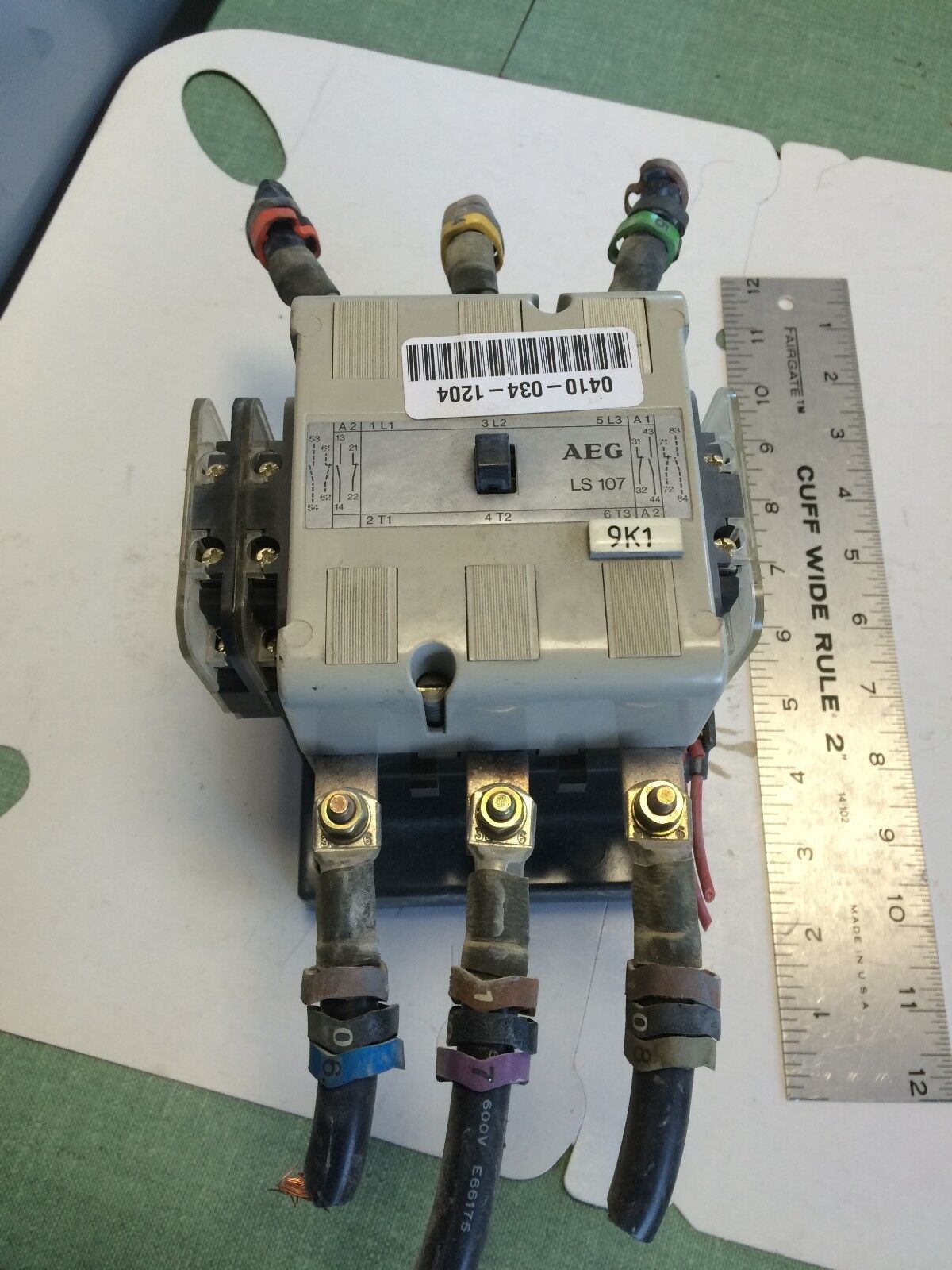 Aeg Ls 107 Contactor, 135 A, 600 V, 3-Pole Hs107,Bs