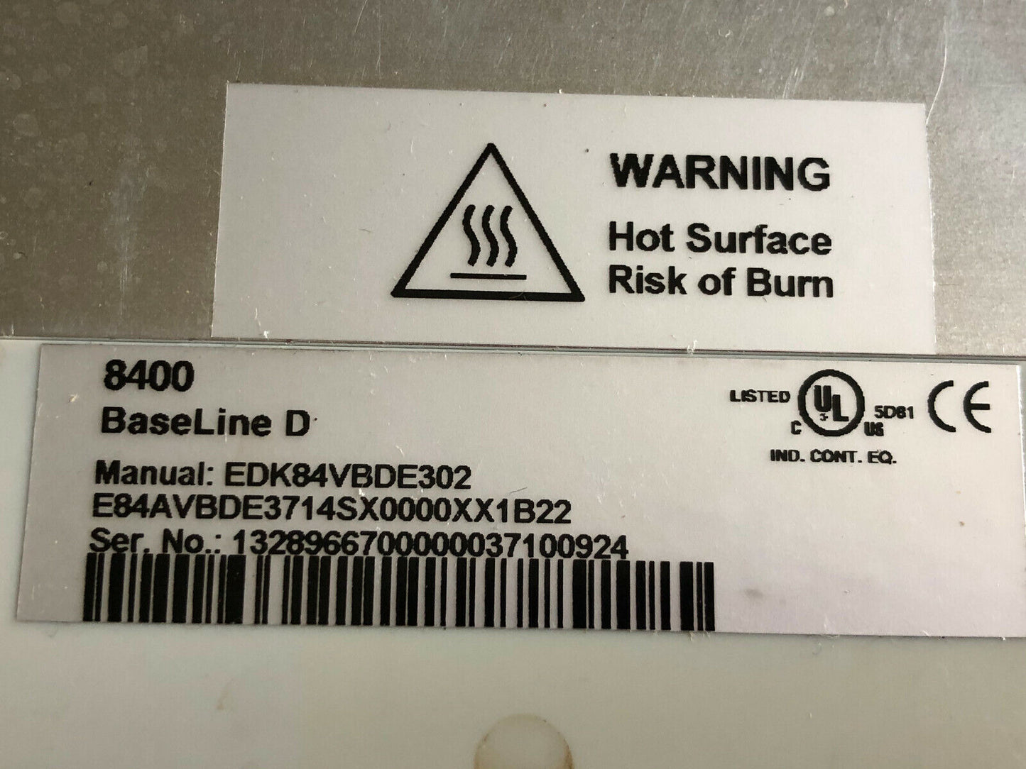 Lense E84avbde3714sx0 Servo Amplifer/Inverter,13289667,Drive 400Vac 3P 1.3A,Bv
