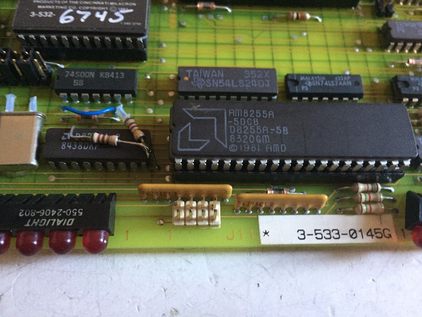Cincinnati Milacron 3-533-0145G Pcb Board,Ss