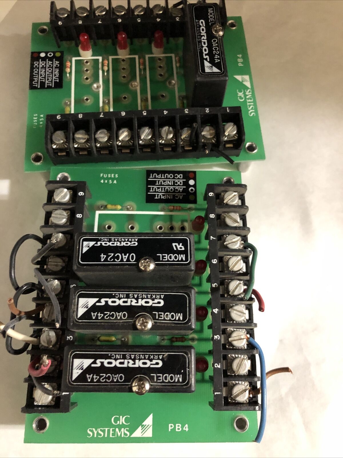Lot 2 Gic System Pb4 Pcb Board,Db