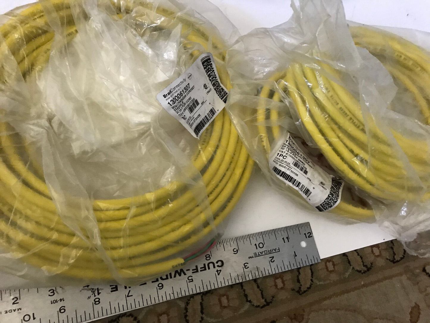 New Brad 1300061307, Brad Woodhead Proximity Switch Cable 1300061307 30',Em