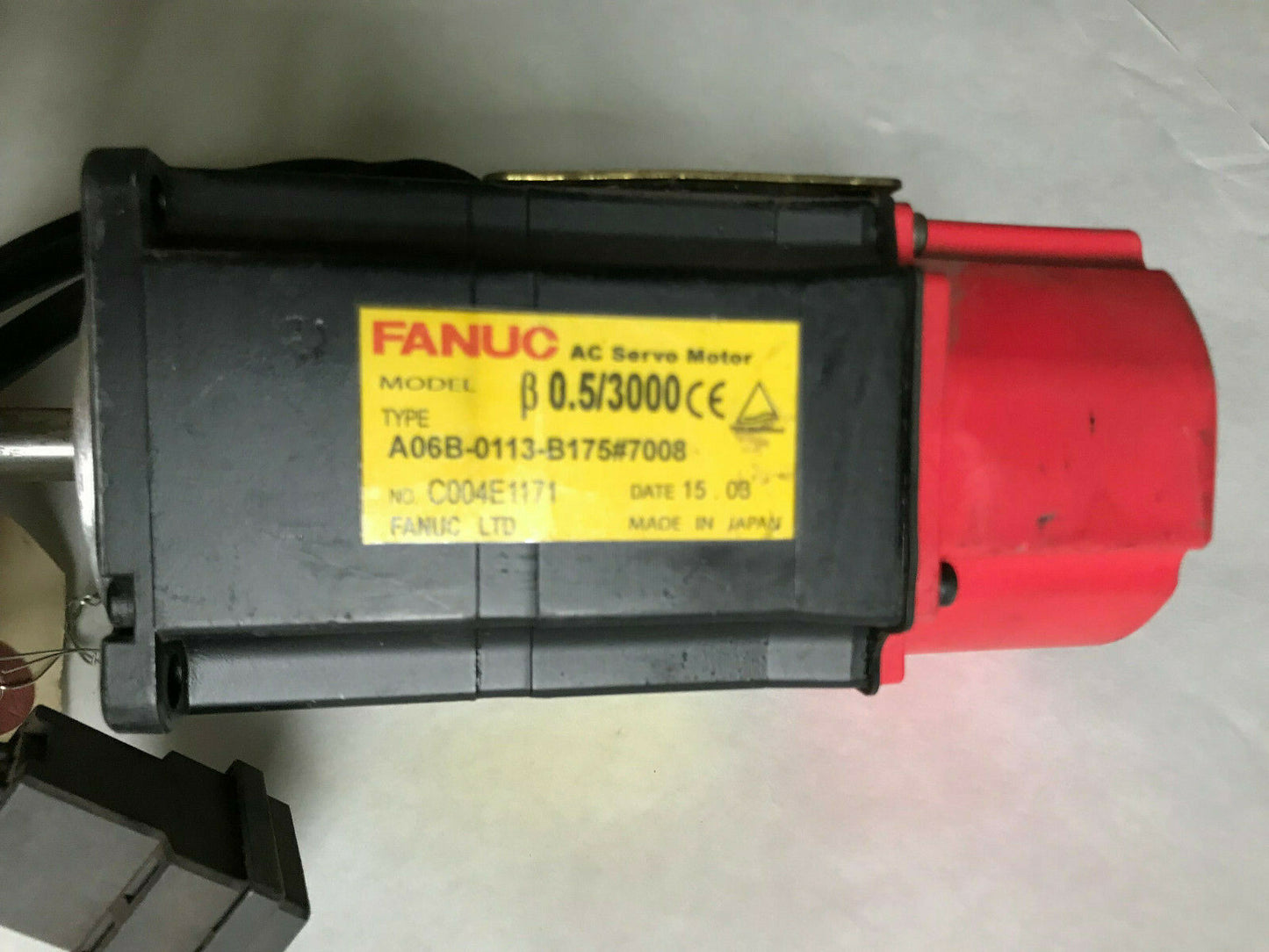 Fanuc A06b-0113-B175#7008 Ac Servo Motor49v, 2.8A, 3000Rpm,Fanuc B 0.5/3000,Sk