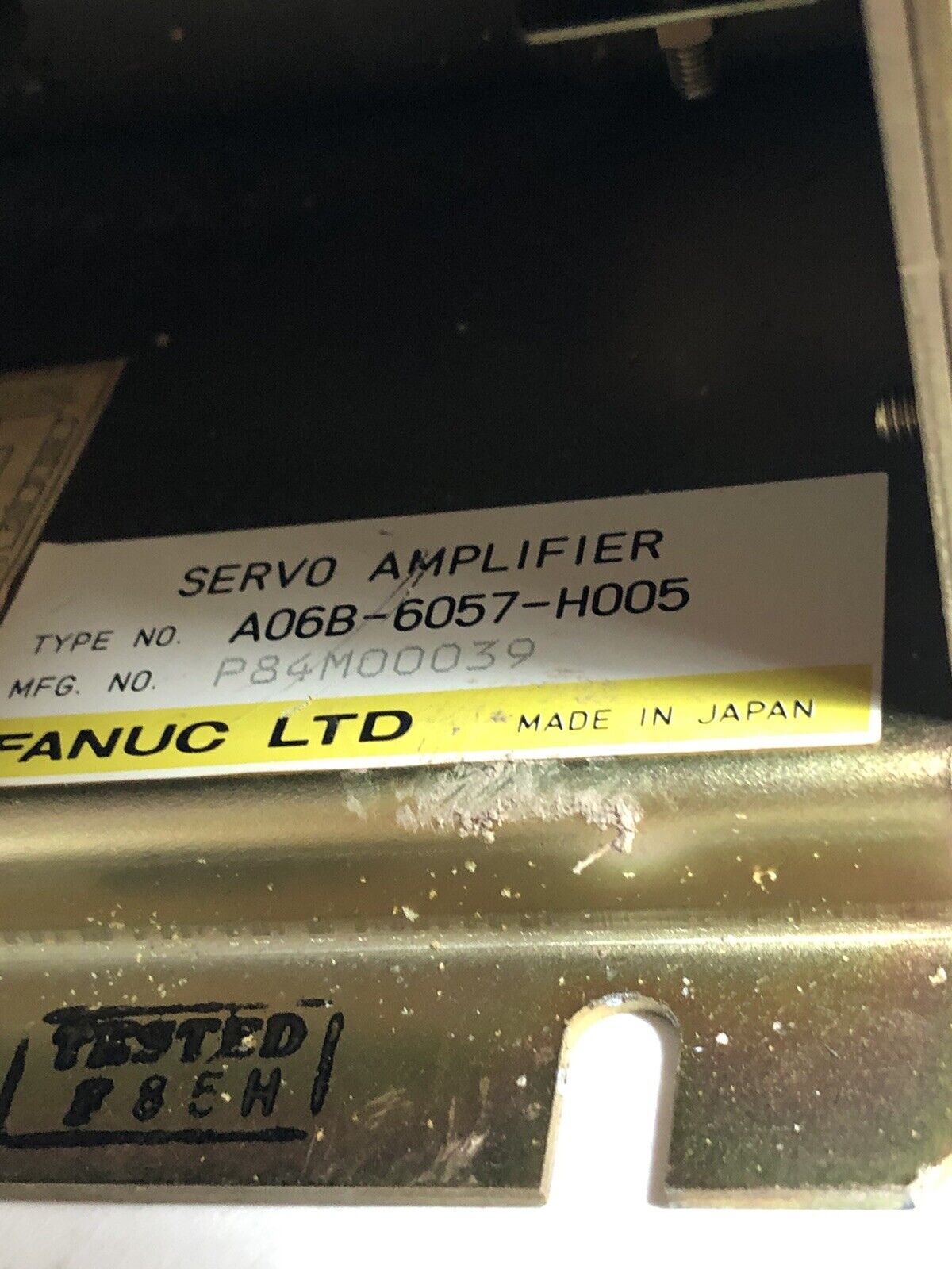 Fanuc A06b-6057-H005,A006b-6057-H005 Servo Amplifier A16b-1200-0670 /04A,Di