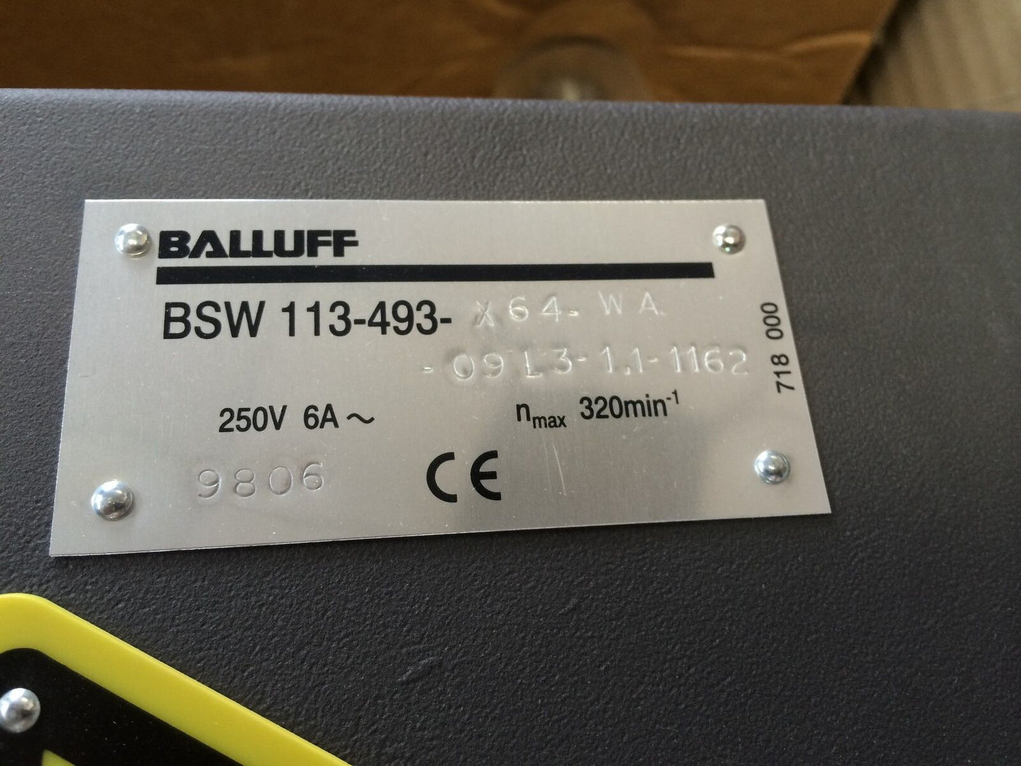 Balluff Programmable Limit Switch Bsw-113-493-X64-Wa-09L3-1.1-1162,Bsw 113493,Bf