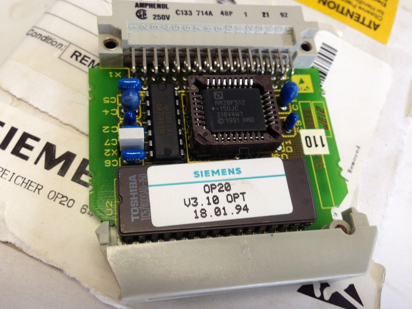 New Siemens 6Av3971-1Na01-0Da0 Memory Module 165C J31070-A4404-F004-B1-85,Sv