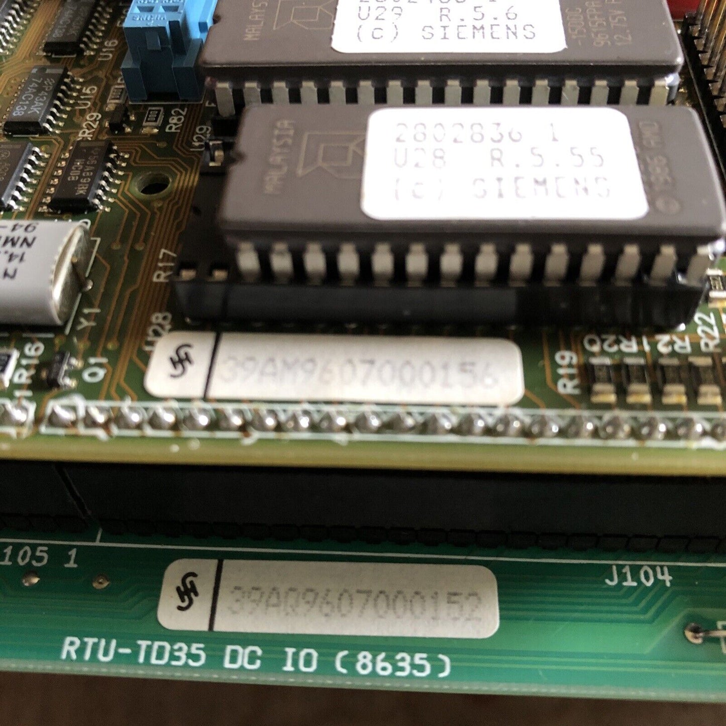 Siemens Rtu-Td35 Dc (8635),Rtu8635-Ssd,Assy 2601677 Pwb2601676-0002,Rtu8635,Ct