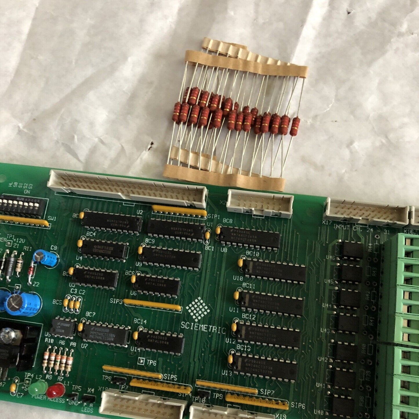 New Sciemetric Model 225 Rev 2.2, 32-Channel Ssr Input Module, Pcb Card,Ay