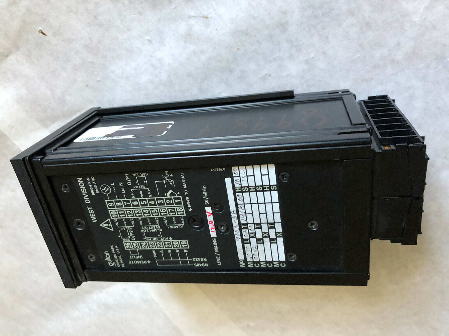 West 2070,9003-58 Temperature Controller 2070L02t1418h1000 C0042x00,Tf
