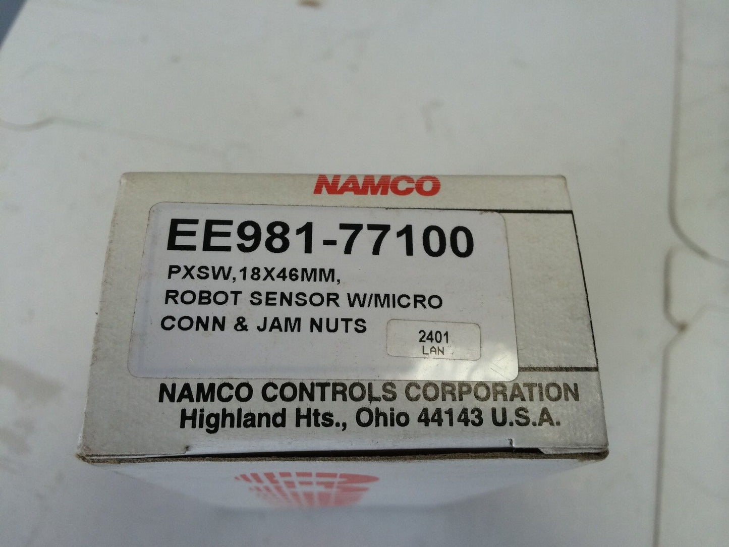 New Namco 18X46mm Rob Snsr W/Mic And Jam Nuts Ee981-77100,Bf