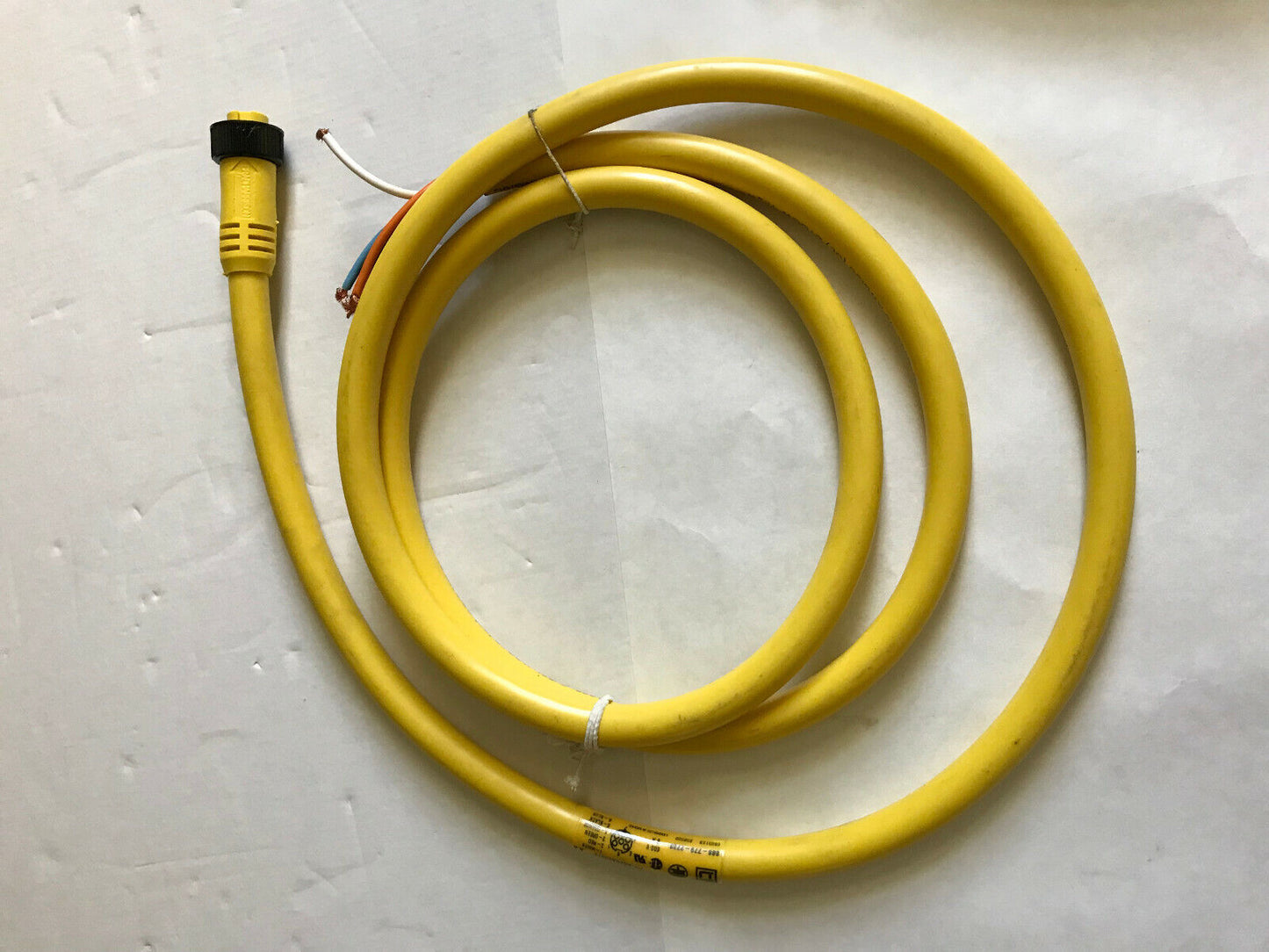 Lot 2 Square-D Xszca1601y Sensor Cables,6-Pin,6-Foot Length,E42014 16 Awg/6C,Th
