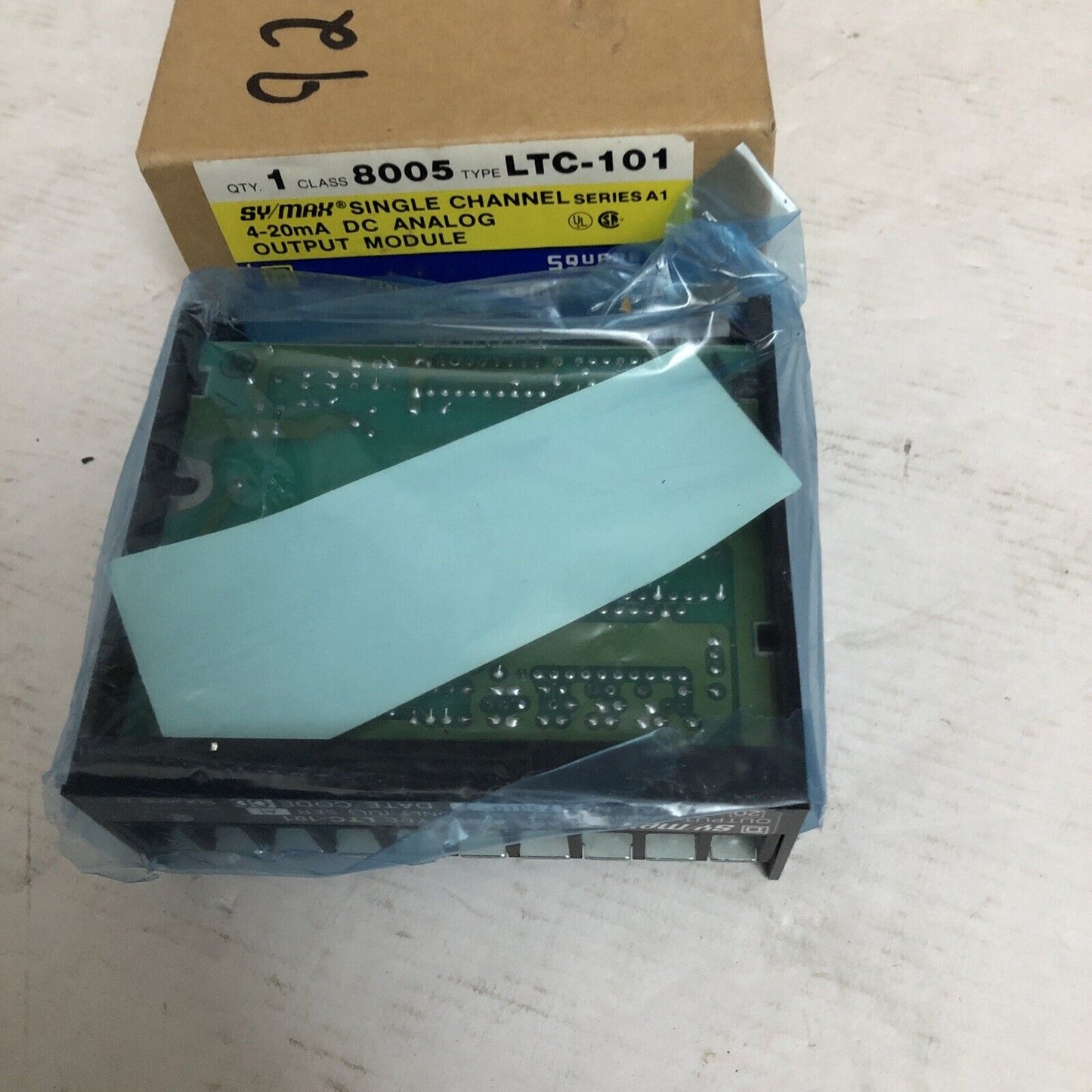 New Square D Ltc-101 Class 8005 Sy/Max Output Module Analog 4-20Ma 1Point,Cv