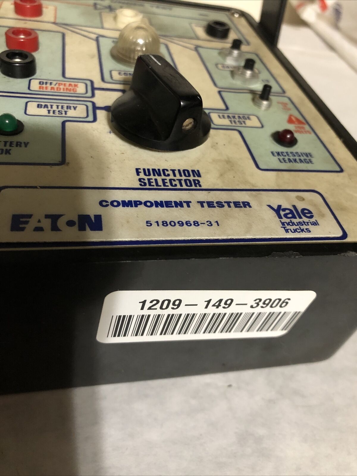 Eaton 5180968-31,Yale 5180968-31 Component Tester,Fk