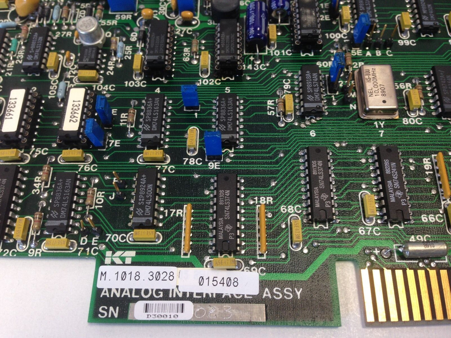 Kt Kearney Trecker M.1018.3028,Spe-156,129776,1-21234,Analog Interface Board,Di