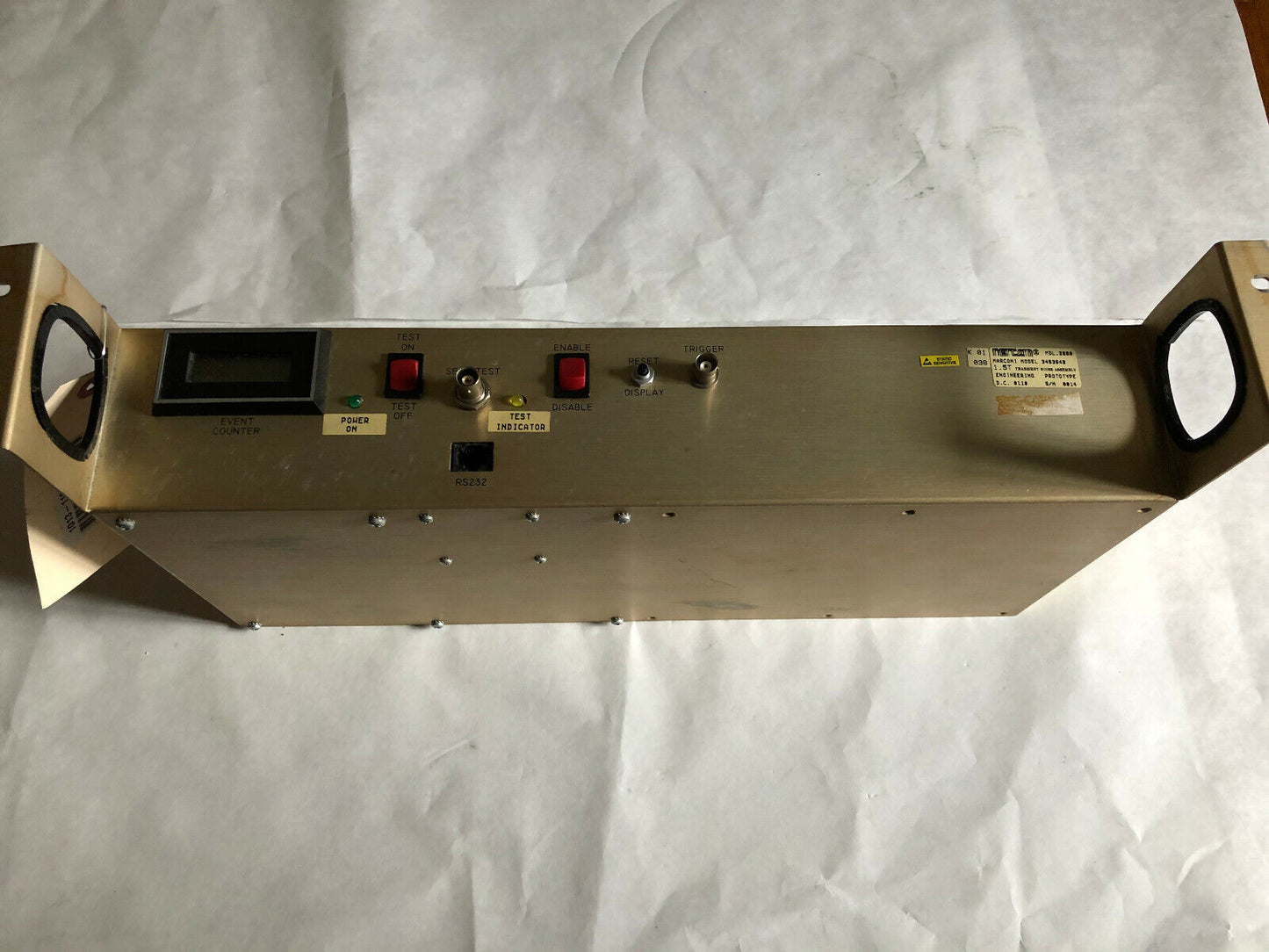Netcom Marconi 345354B 1.5T Transient Noise Assembly, Eclipse Mri,Mdl.2860,Dh