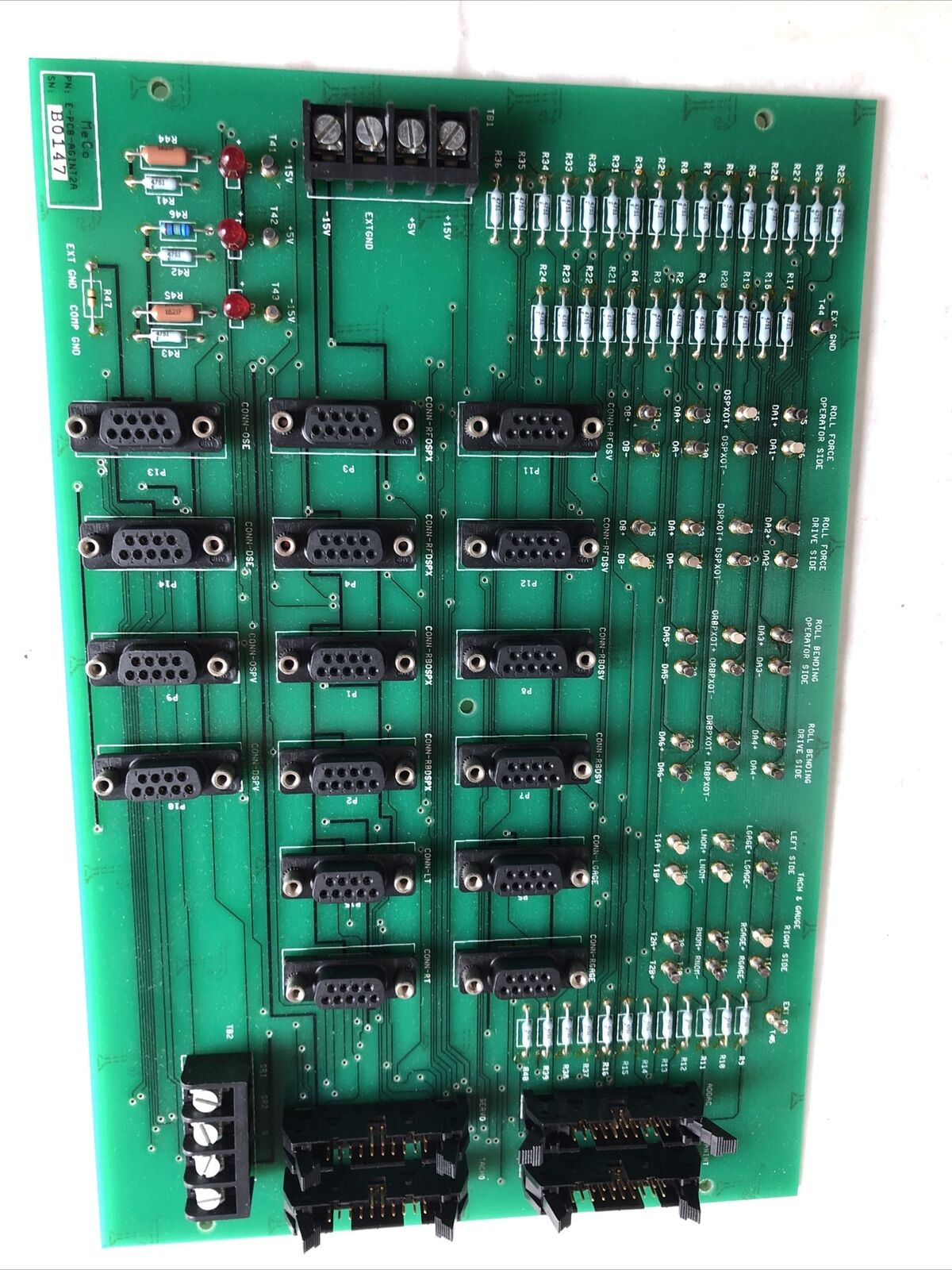 New Meco I/O Pcb Card Circuit Board E-Pcb-Agint 2A,Fg