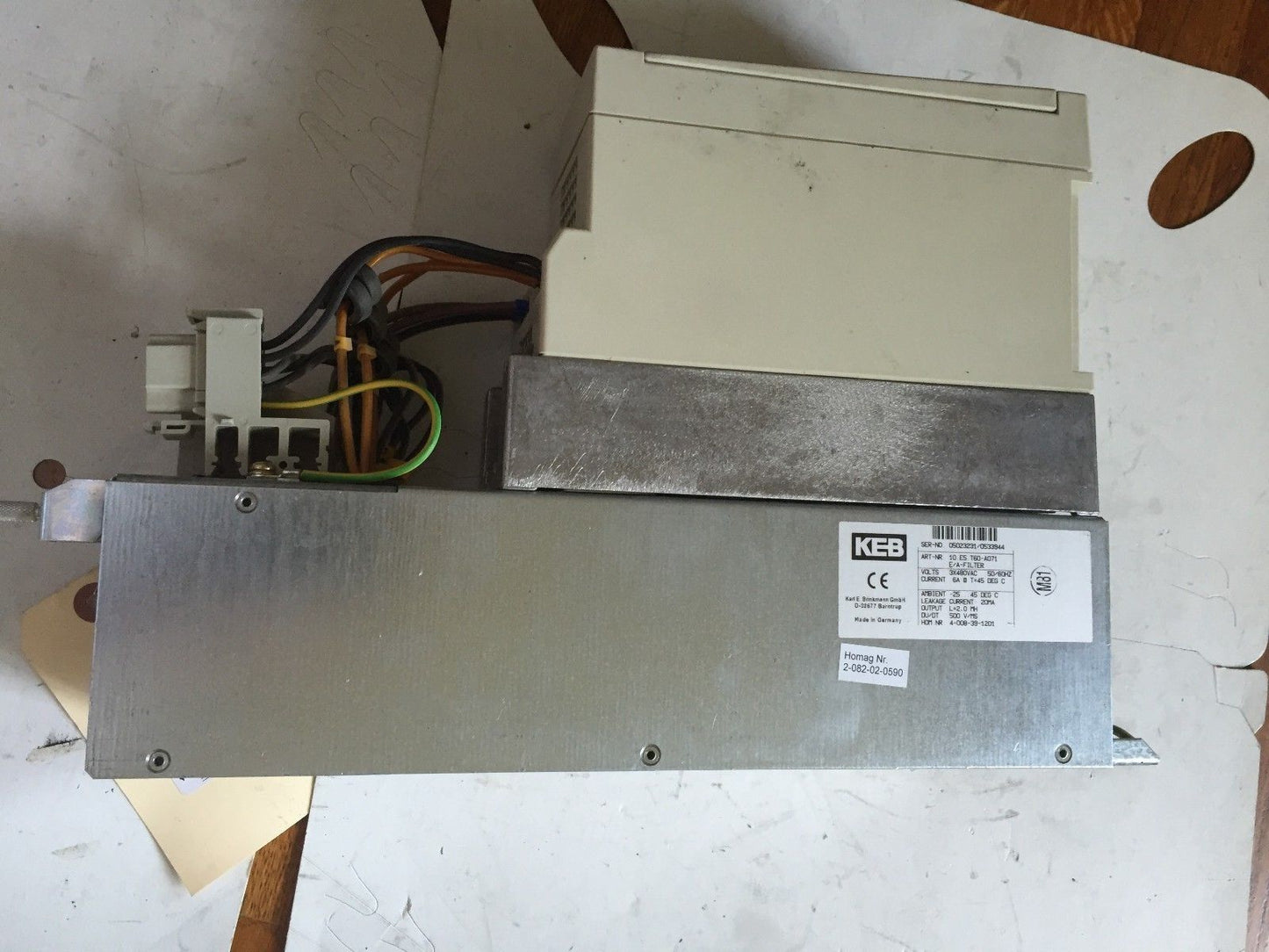 Keb 07.F5.Cbb-Yaoo,10.E5.T60-A071 Combivert 07.F5.Cbb-Ya00 Inverter,3Ph,Tj