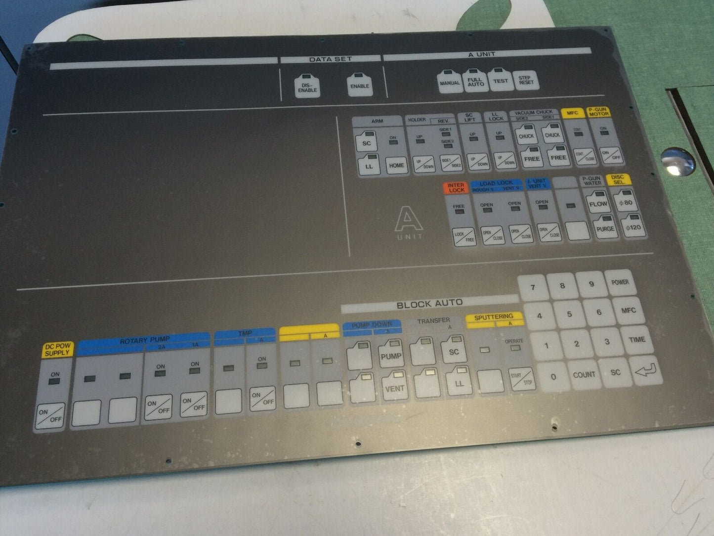New Shibaura Cd-Coat-1200, 2-H2052 2-H2053 Operator Interface Panel,Ch