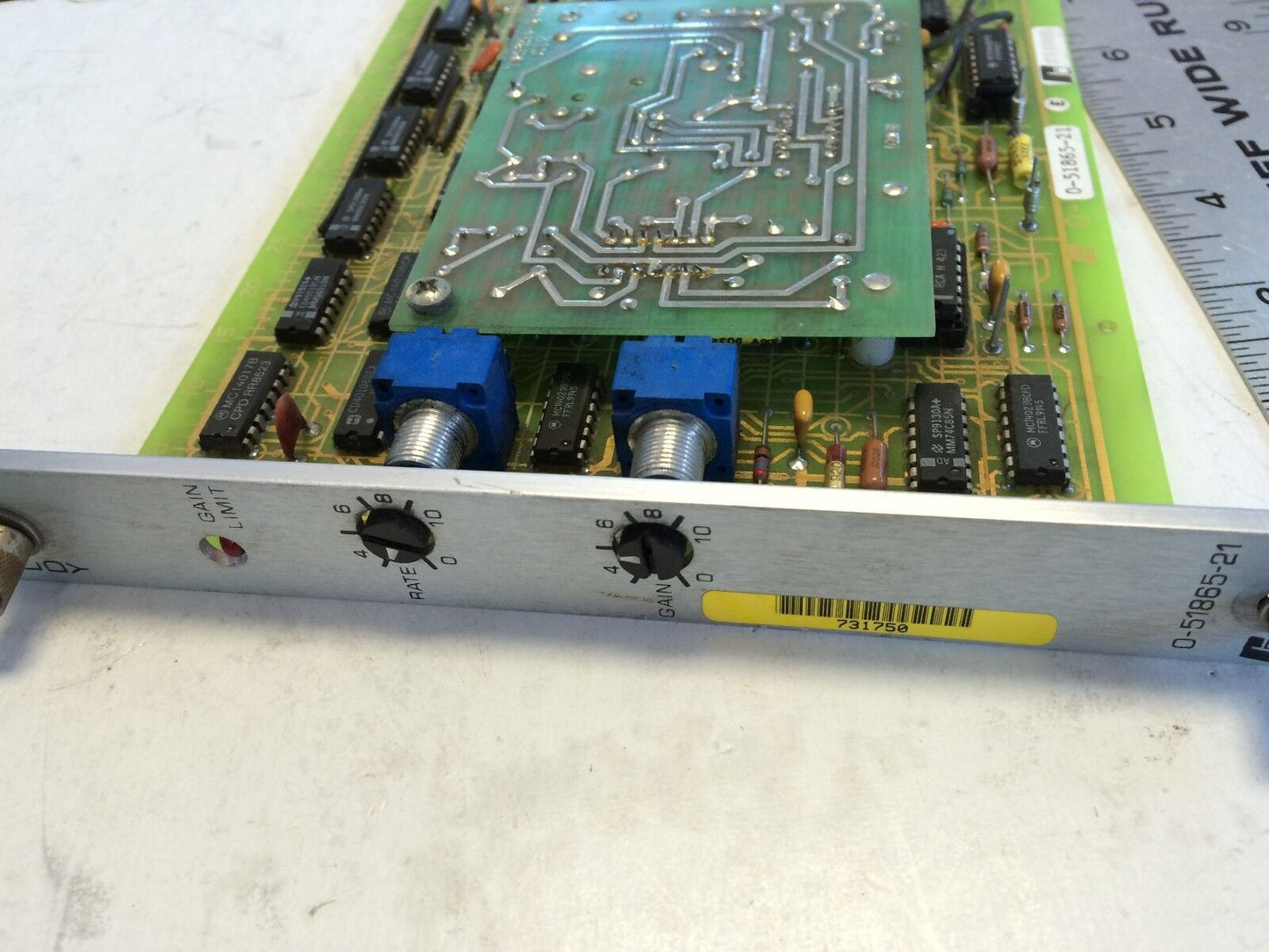 Reliance 0-51865-21 Electric O-5186521 Board Current Loop Drv-Clda 802288-78A,Em