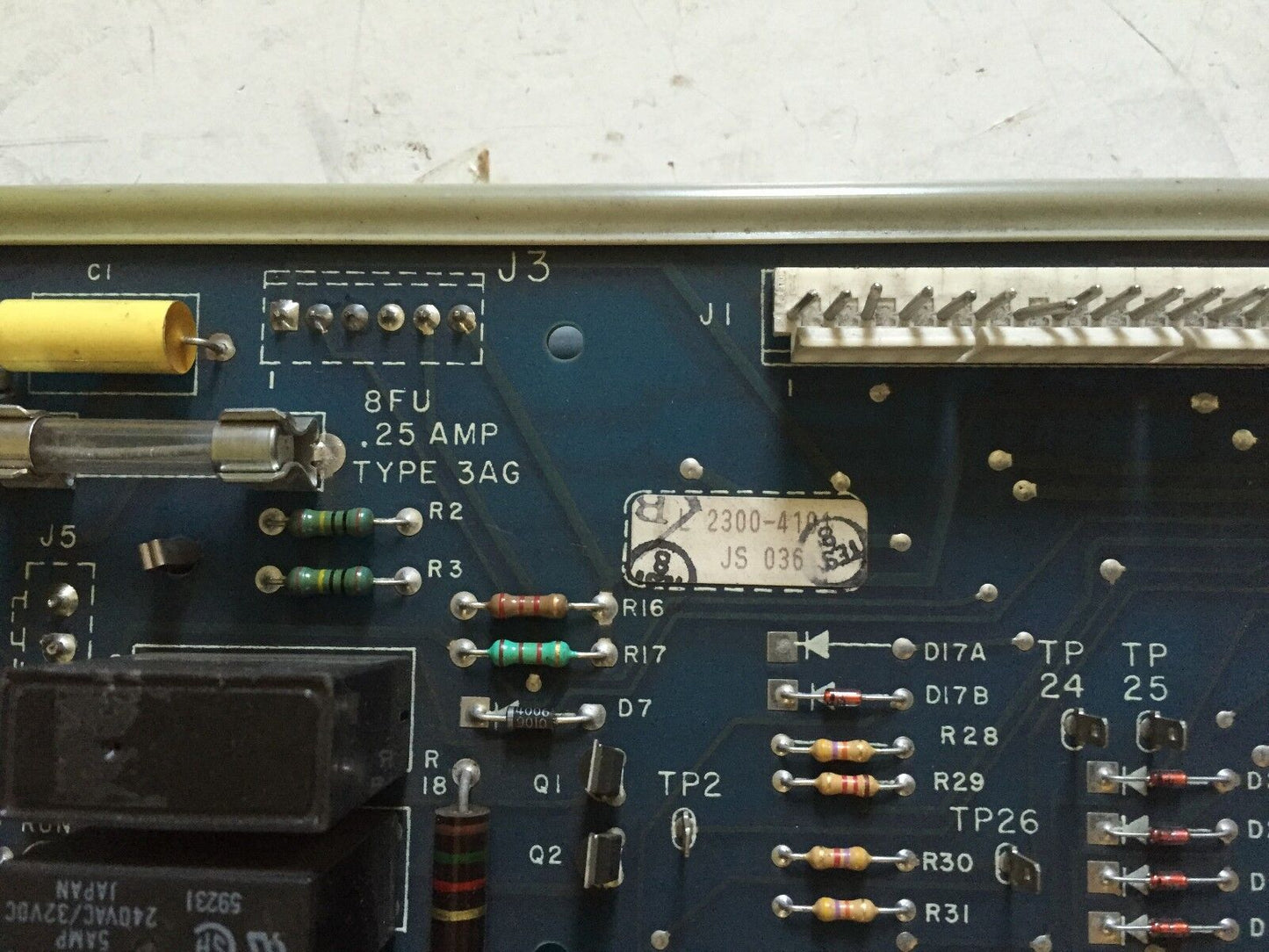Emerson 2300-4101,Js 036,8Fu .25Amp Type 3Ag Control Card L 23004101,Ba,En