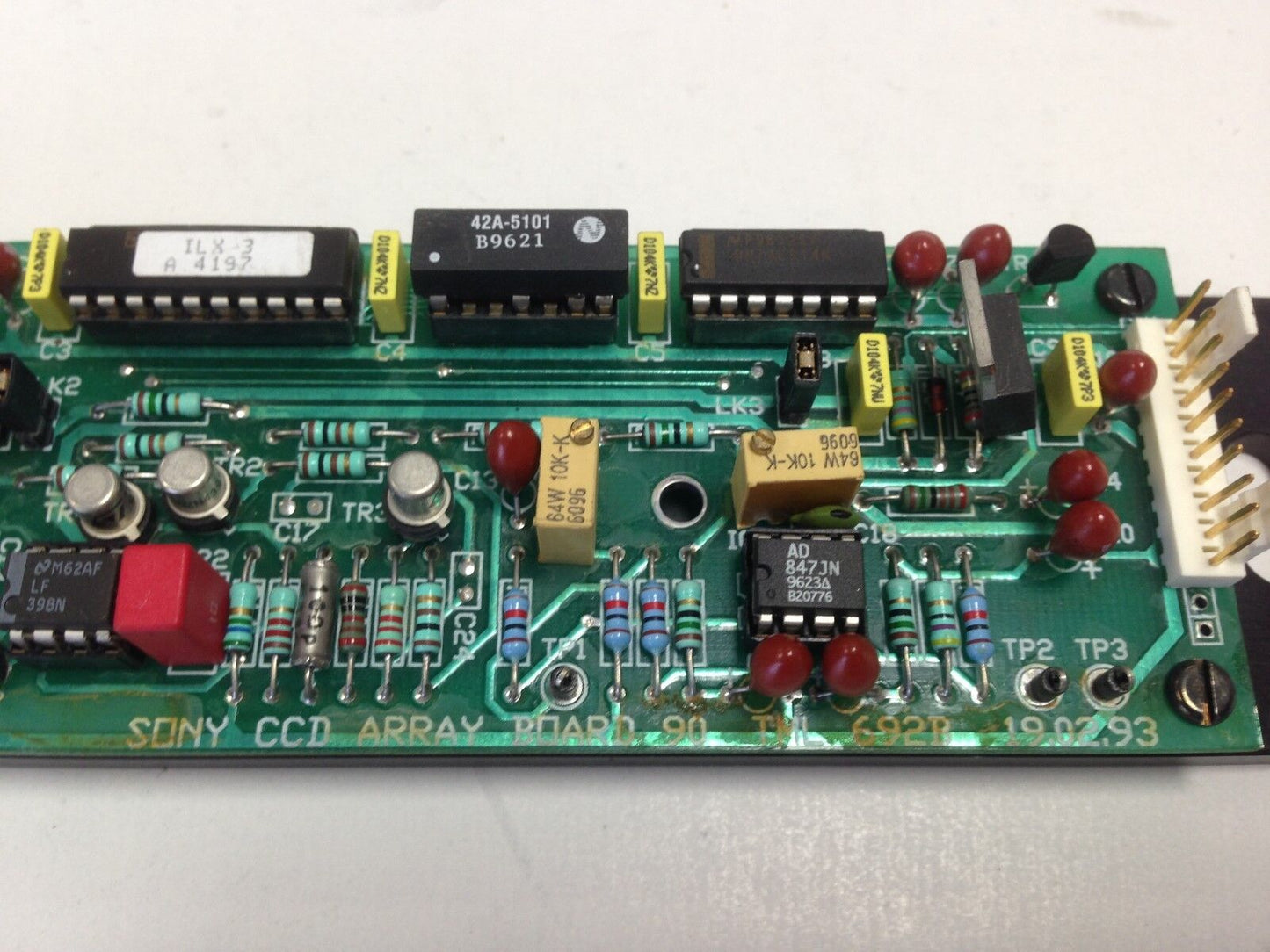 Sony Ccd Array Board 90,Tml 629B 19.02.93,19 02 93,Dd