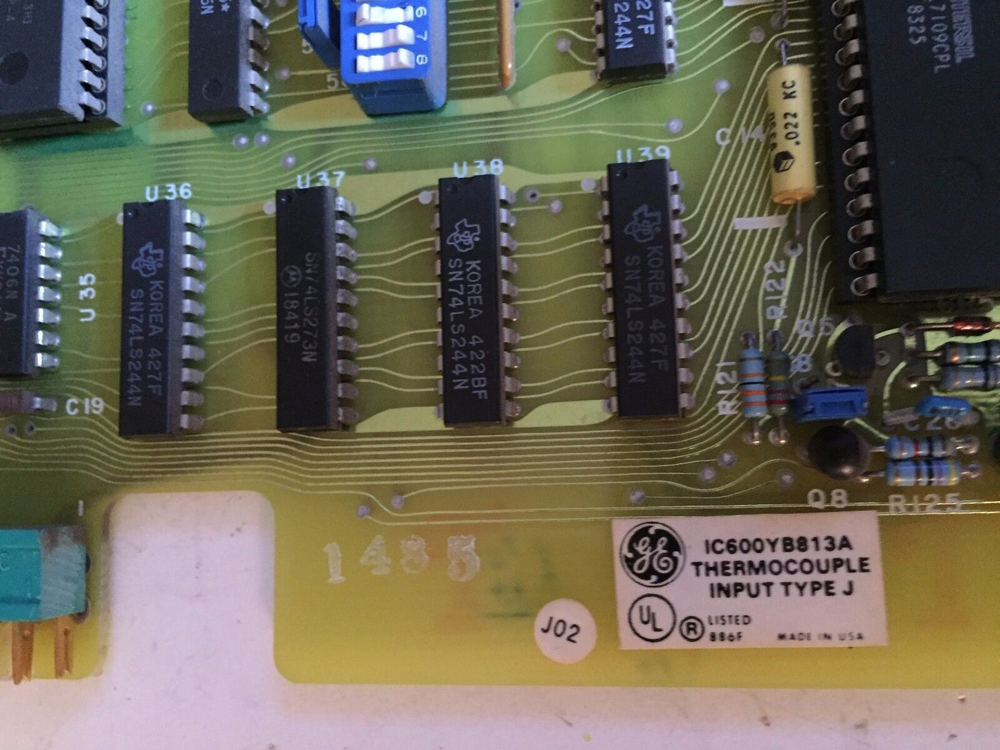 Ge Fanuc Ic600yb813a Thermocouple Input Type J,44A717162-001,Ec