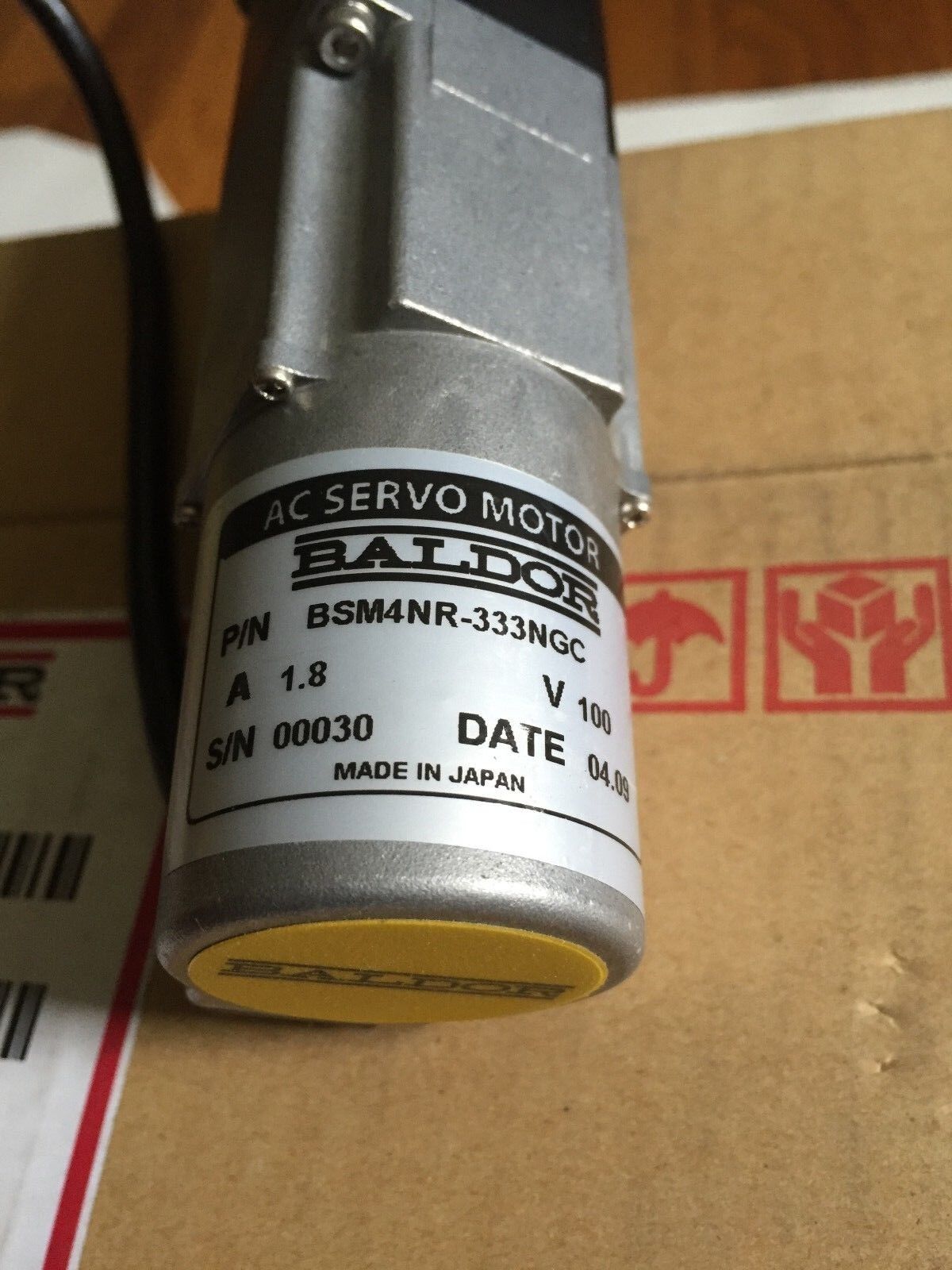 New Baldor Bsm4nr-333Ngc Servo Motor Ac 100W Output 3000Rpm Brushless Nema,Dg
