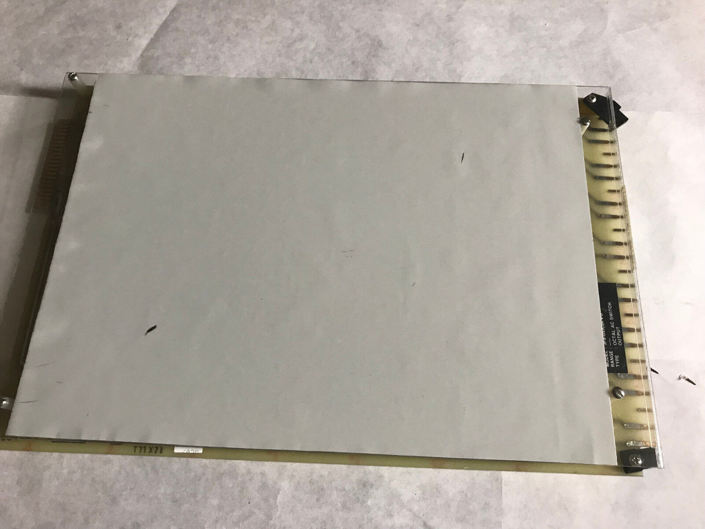 Foxboro 3F8-D2ksa Octal Ac Switch,3F8-D2ksa*B,T71x71,A2049gr H,3F8-D2ksa*8,Ag
