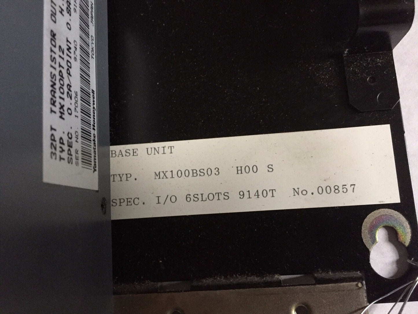 Fuji Mx100 Cm91,Mx100pt 12,Mx100bs03,24V Dc Plc System/Rack Modules,Bp